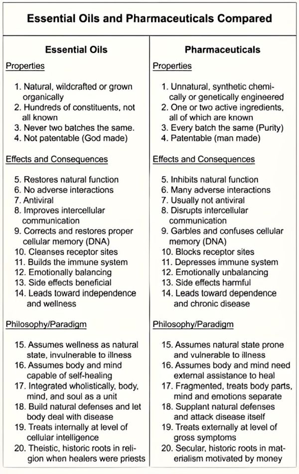 Why Drugs Don't Heal and Essential Oils Do - A New "Healthcare" System Is Needed